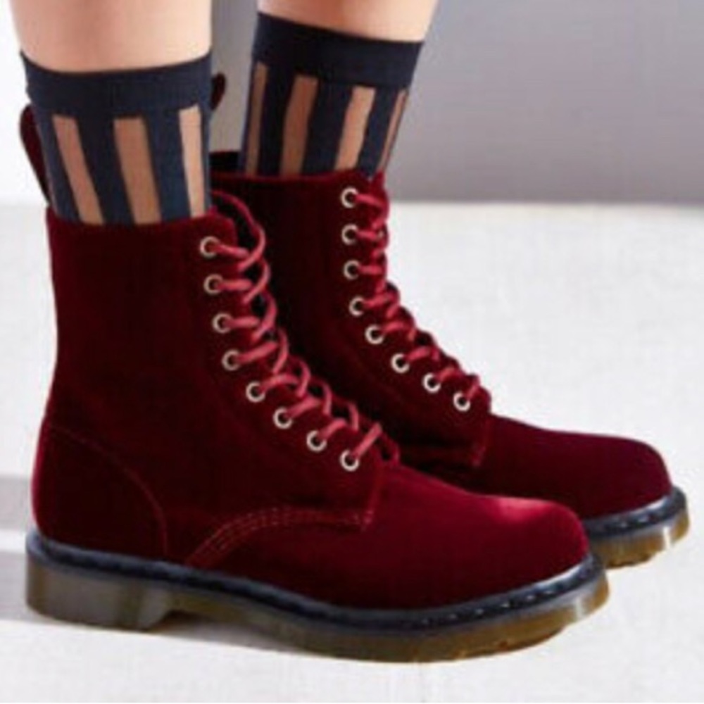 RARE Cherry Red Dr. Martens Page 1446 Boot